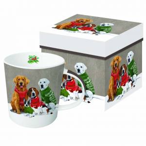 Dogs In Sweaters Boxed Mug