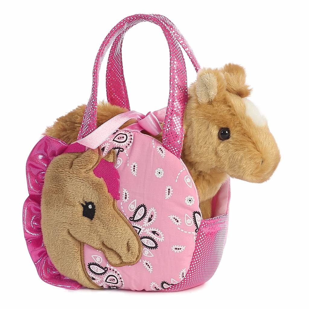 Plush Horse In Paisley Purse