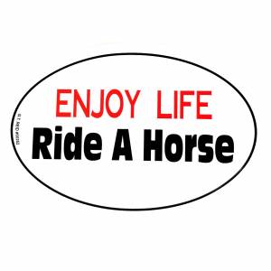 Euro Enjoy Life, Ride A Horse Stickers - Set Of 3