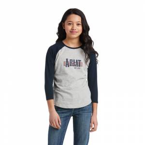 Ariat Kids REAL Farm Baseball T-Shirt