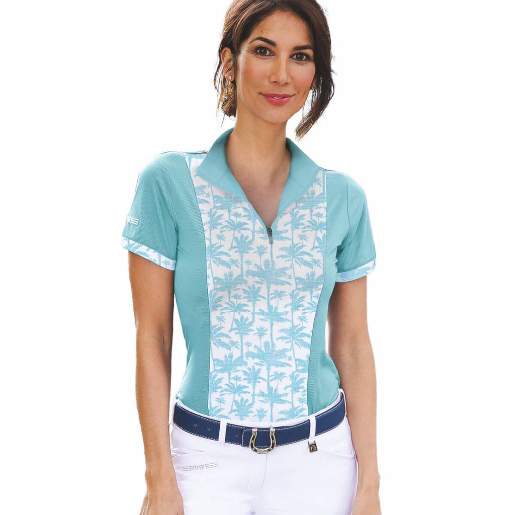 Romfh Ladies Schuyler Printed Short Sleeve Sun Shirt