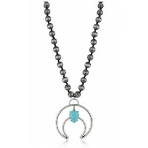 Montana Silversmiths Teardrop Crescent Silver Attitude Necklace