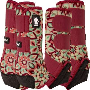 Classic Equine Legacy2 Designer Front and Hind Support Boots Set