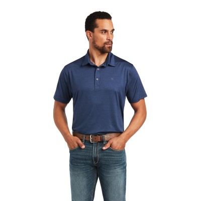 Ariat Mens Charger 2.0 Fitted Short Sleeve Polo Shirt