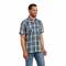 Ariat Mens Huey Retro Fit Snap Short Sleeve Shirt