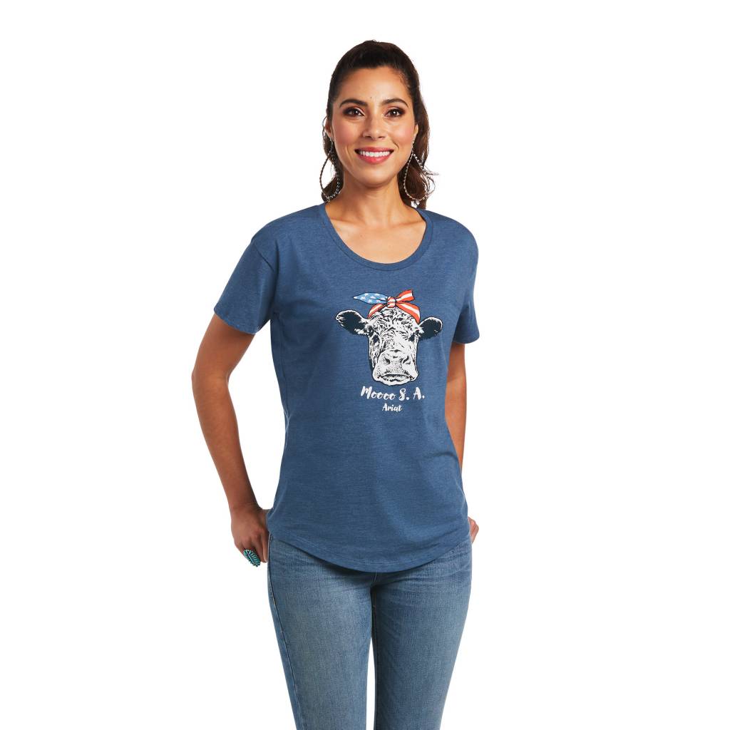 Ariat Ladies Moo S.A. T-Shirt