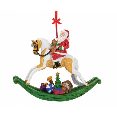 Breyer Rocking Horse Santa Ornament