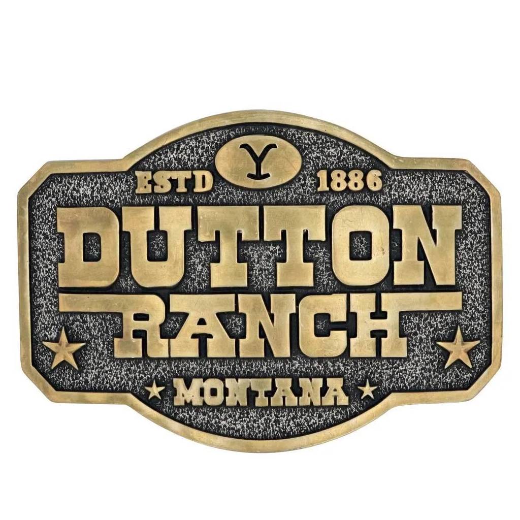 Montana Silversmiths The Dutton Ranch Attitude Belt Buckle