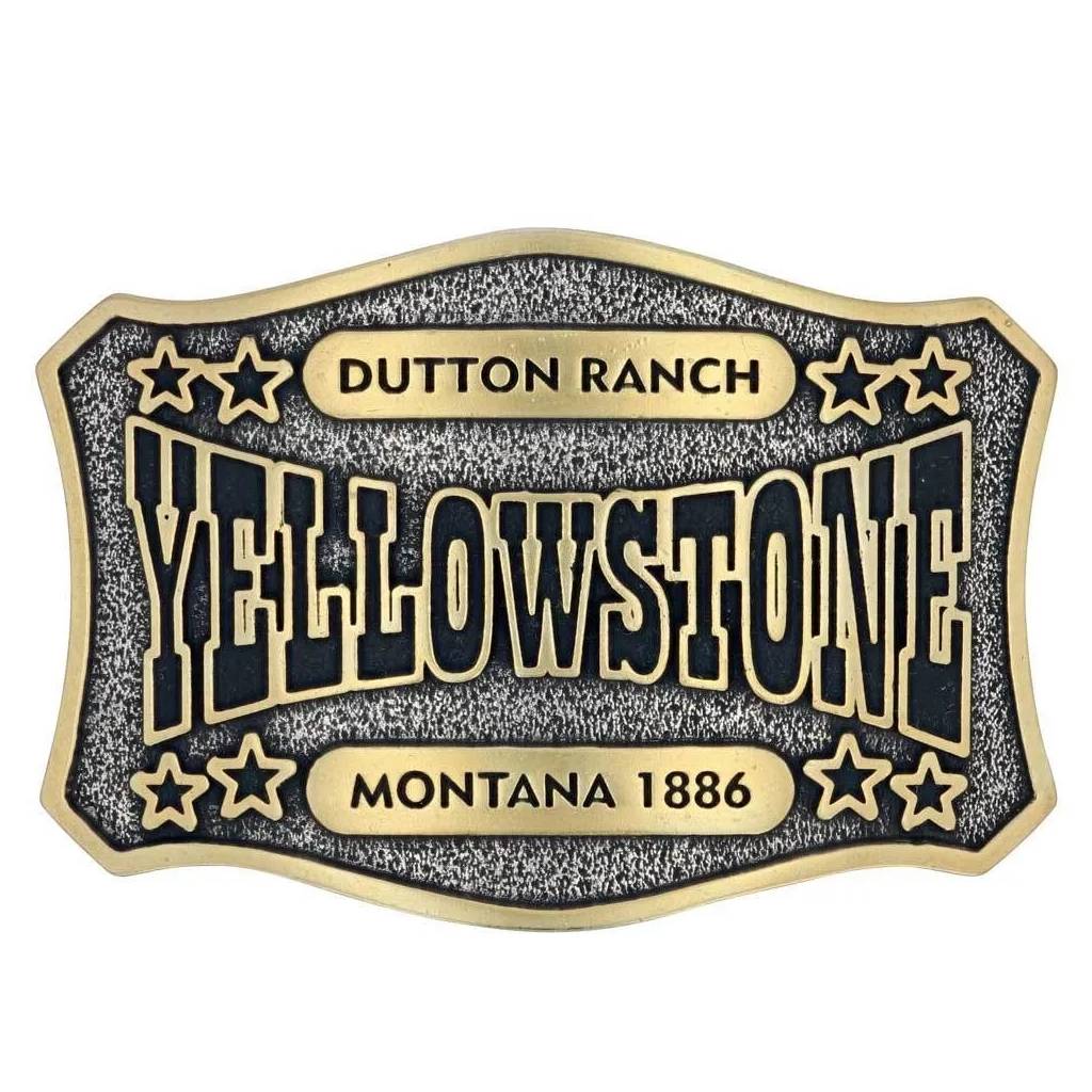 Montana Silversmiths The Y Yellowstone Star Attitude Belt Buckle