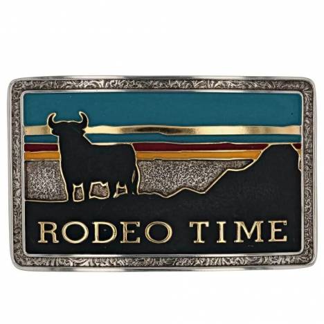 Montana Silversmiths Rodeo Time Southwestern Attitude Belt Buckle