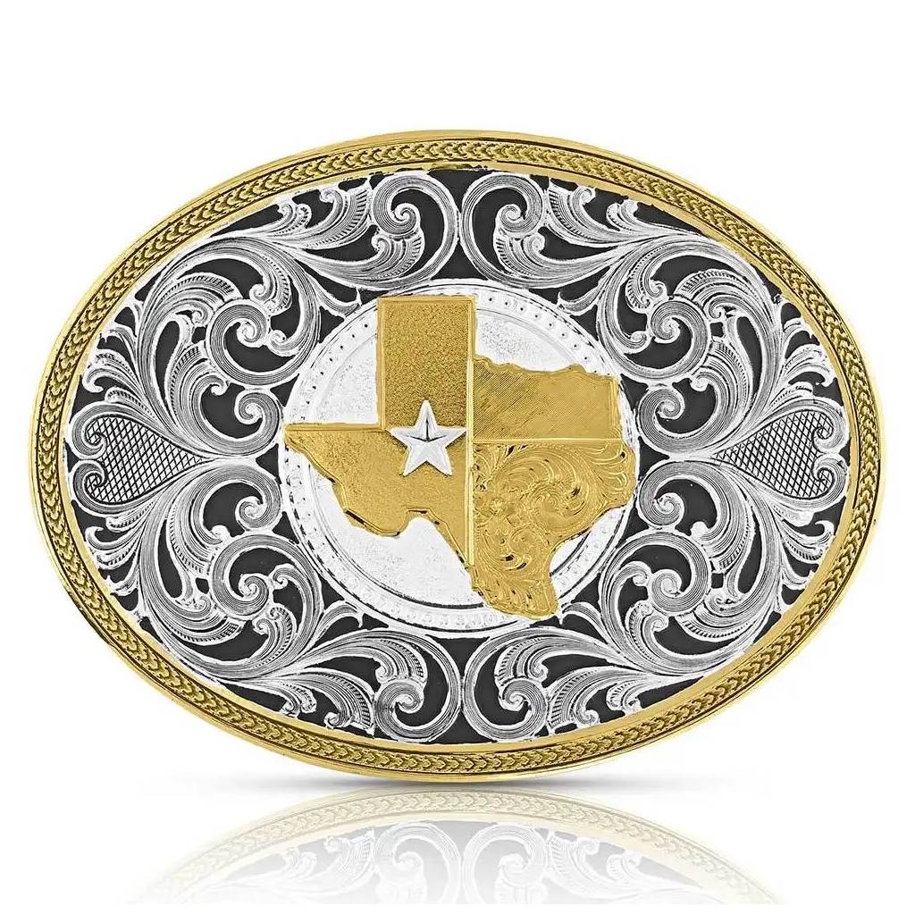 Montana Silversmiths Lone Star Texas State Filligree Buckle