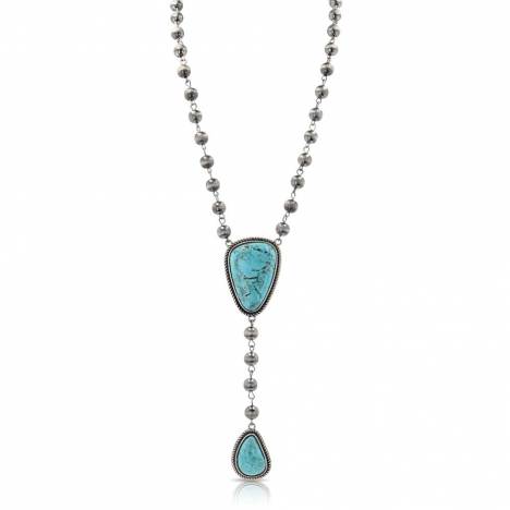 Montana Silversmiths Chasing Turquoise Beaded Attitude Necklace