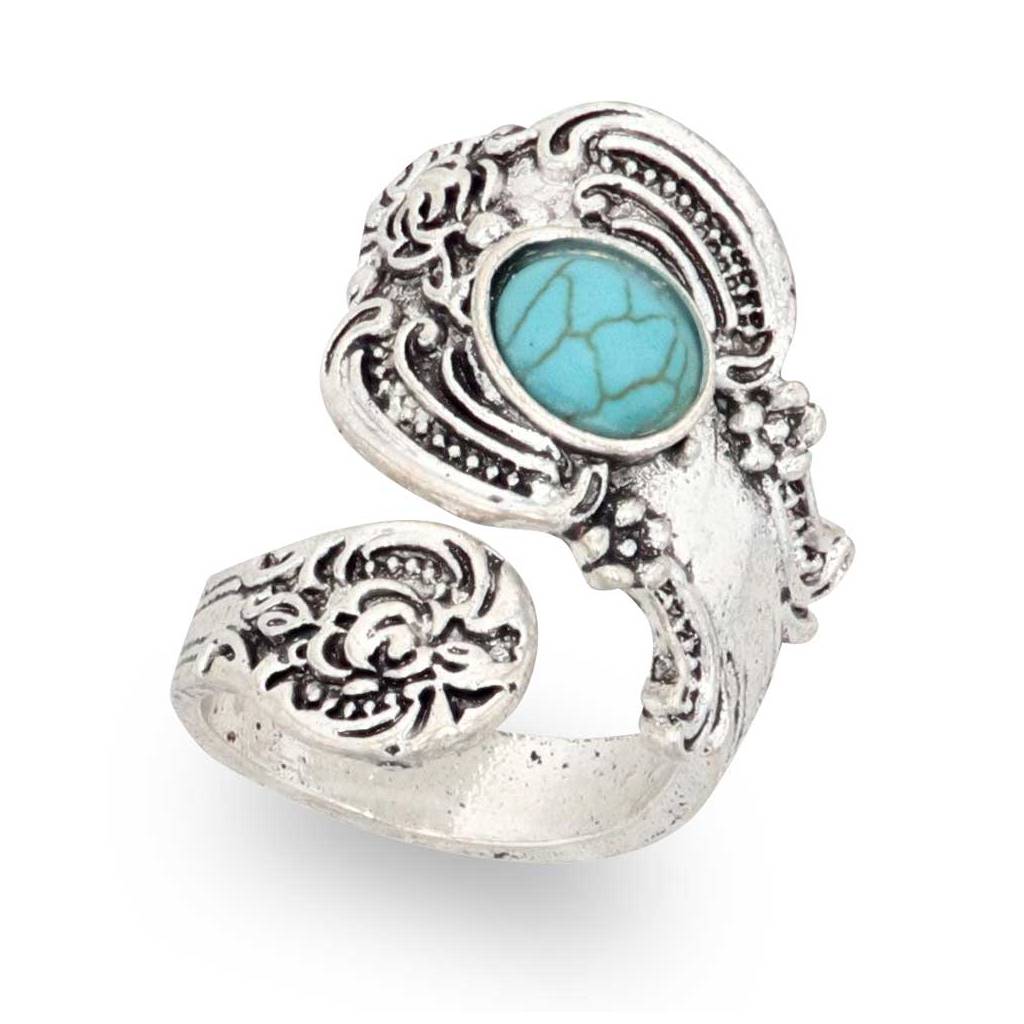 Montana Silversmiths Treasured Turquoise Attitude Ring