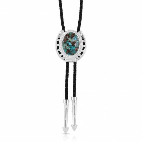 Montana Silversmiths The Pioneer's Turquoise Bolo Tie