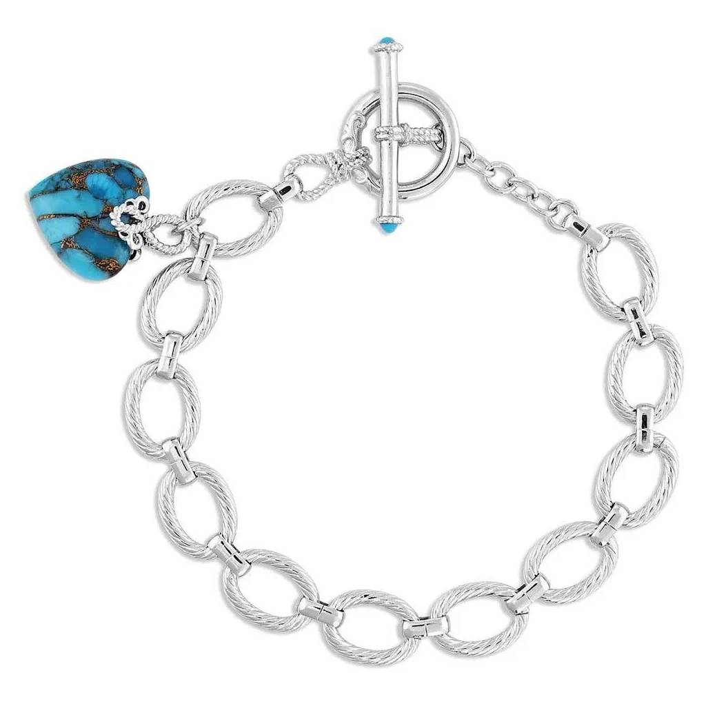 Montana Silversmiths Untamable Heart Of Stone Bracelet