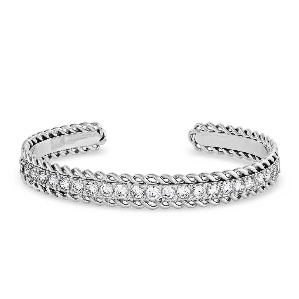 Montana Silversmiths Crystal Roads Cuff Bracelet