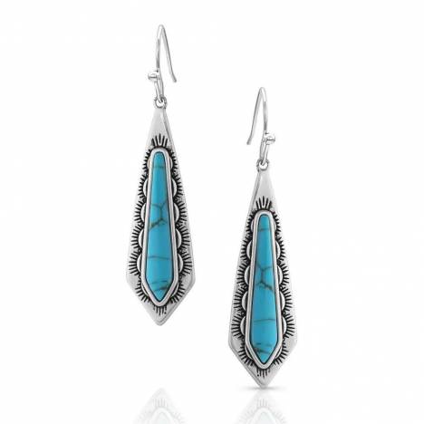 Montana Silversmiths Southwest Turquoise Stream Earrings