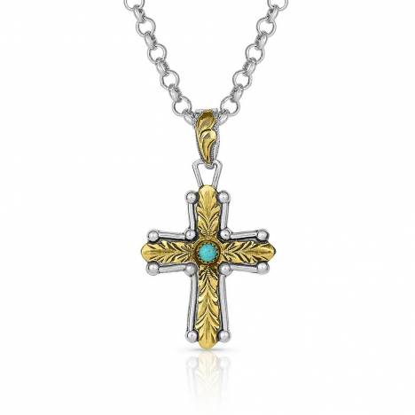 Montana Silversmiths At the Center of Faith Cross Necklace