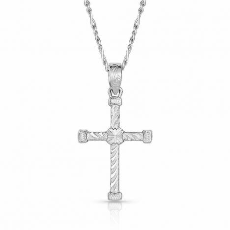 Montana Silversmiths Ornate Curled Cross Necklace