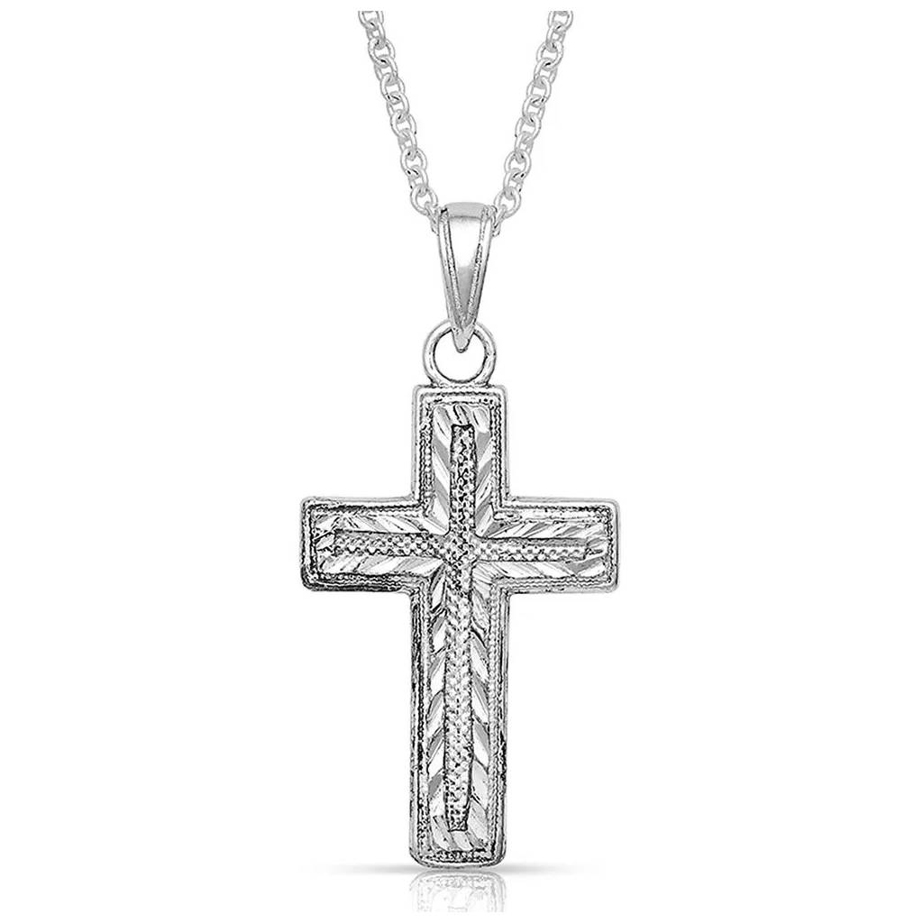 Montana Silversmiths Captured In Faith Cross Necklace