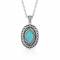 Montana Silversmiths Turquoise Magic Stamped Pendant Necklace
