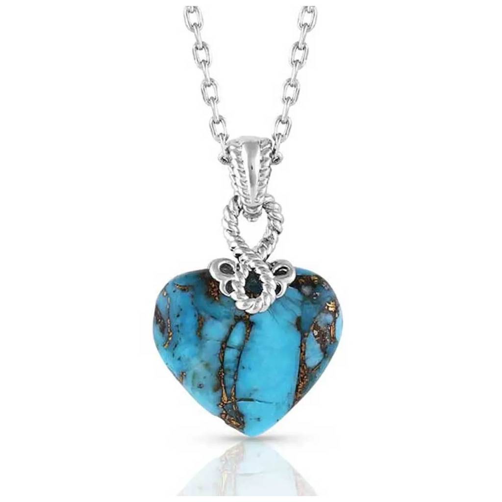 Montana Silversmiths Untamable Heart of Stone Necklace