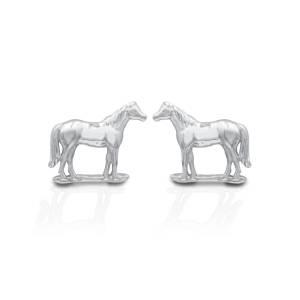 Kelly Herd Halter Horse Earrings