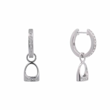 Kelly Herd Hanging English Stirrup Earrings