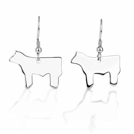 Kelly Herd Steer Hook Silhouette Earrings