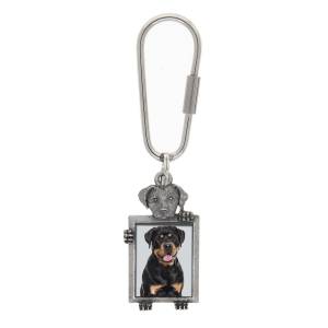 1928 Jewelry Rottweiler Dog Key Chain