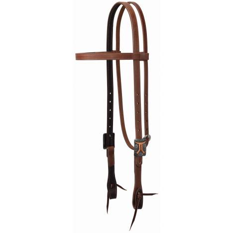 Weaver Smarty X Synergy Browband Headstall with Designer Hardware