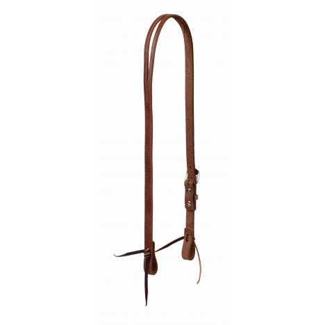 Weaver ProTack Split Ear Headstall withSaltlick Heel Buckle Designer Hardware