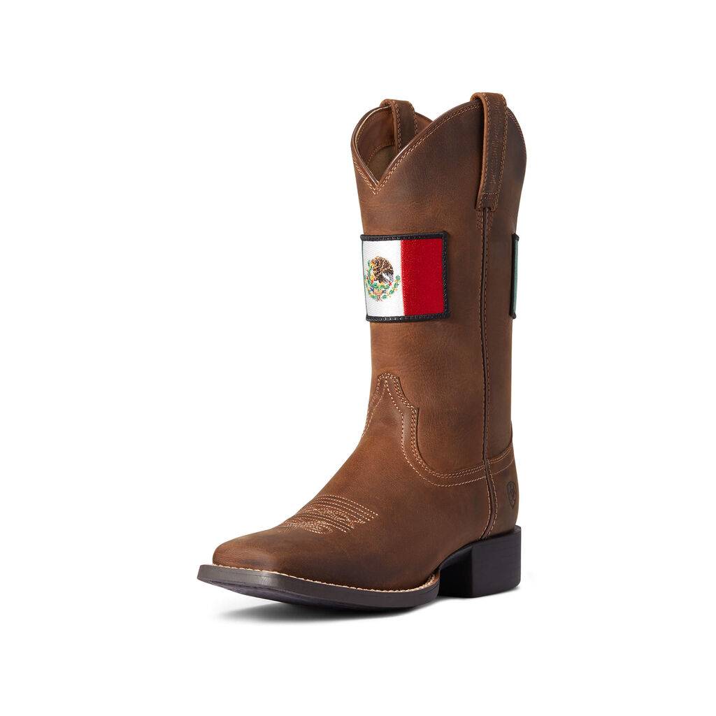 Ariat Ladies Round Up Orgullo Mexicano Western Boots