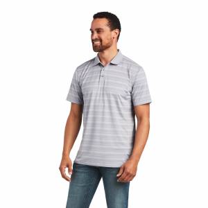 Ariat Mens Ombre Stripe FTD Polo Shirt