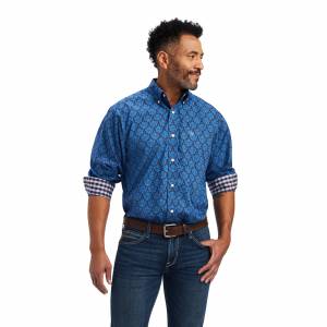 Ariat Mens Wrinkle Free Dax Classic Fit Shirt