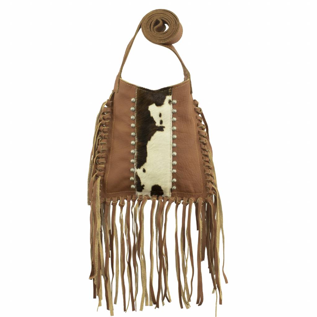 American West Fringed Cowgirl Messenger Crossbody Bag