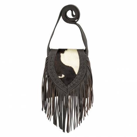 American West Fringed Cowgirl Flap Crossbody Bag