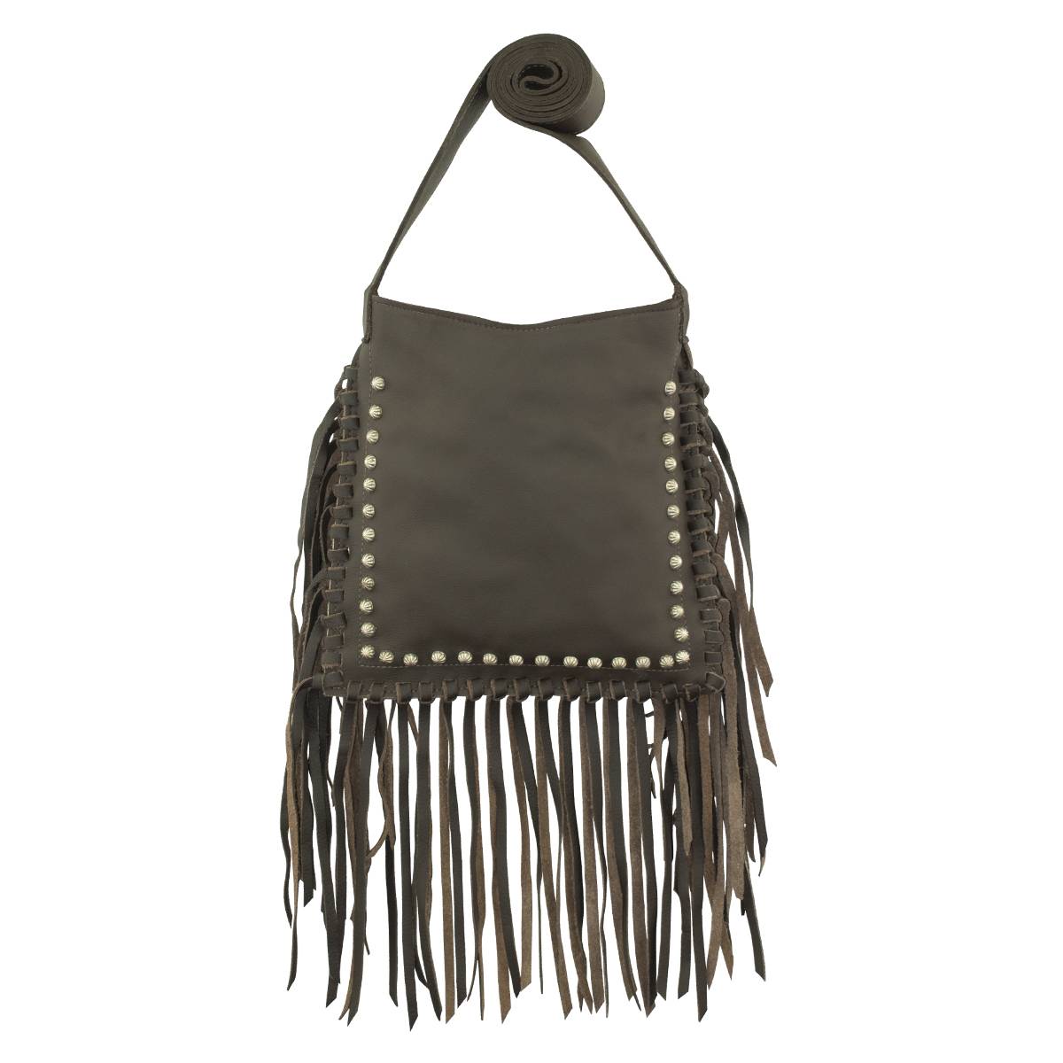 American West Fringed Cowgirl Messenger Crossbody Bag