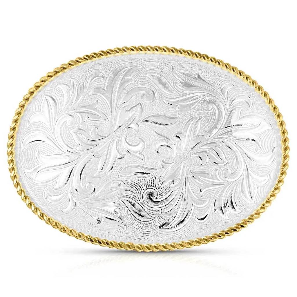 Montana Silversmiths Rosebud Legacy Classic Custom Buckle - No Figure