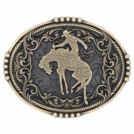 Montana Silversmiths Bucking Bronc Attitude Buckle