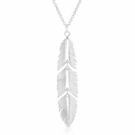 Montana Silversmiths Freedom Feather American Made Necklace