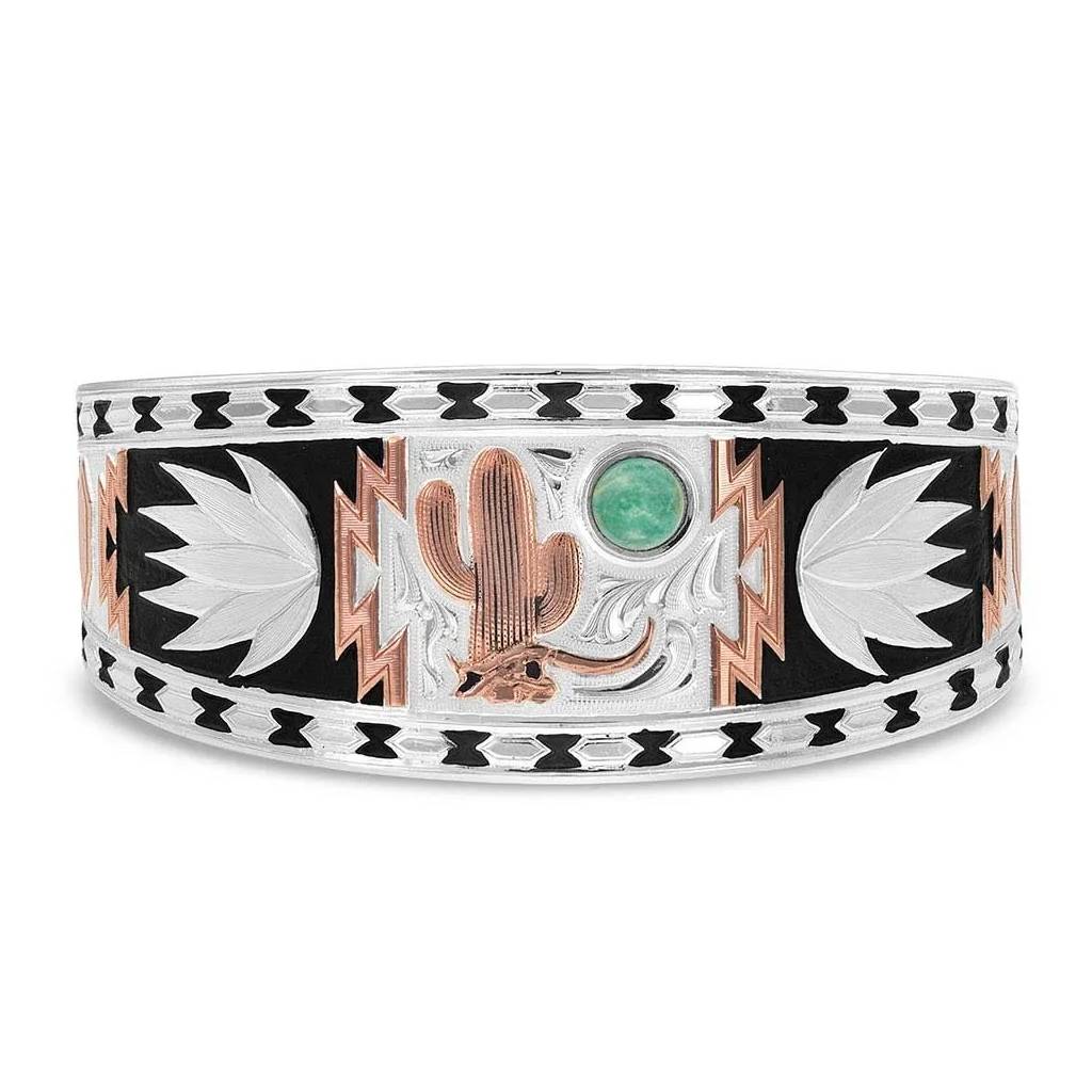 Montana Silversmiths Desert Serenade Cactus Cuff Bracelet