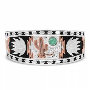 Montana Silversmiths Desert Serenade Cactus Cuff Bracelet