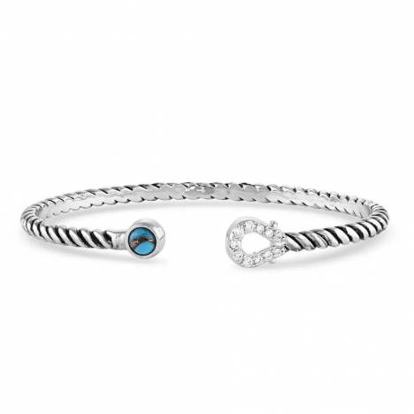 Montana Silversmiths Infinite Luck Turquoise Cuff Bracelet