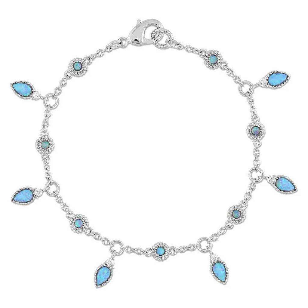 Montana Silversmiths Charmer Opal Bracelet