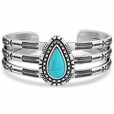 Montana Silversmiths Ways of the West Turquoise Cuff Bracelet