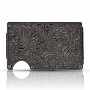 Montana Silversmiths Montana Gunmetal Credit Card & Cash Case