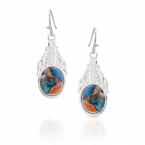 Montana Silversmiths Mountain Glacier Stone Cascade Earrings