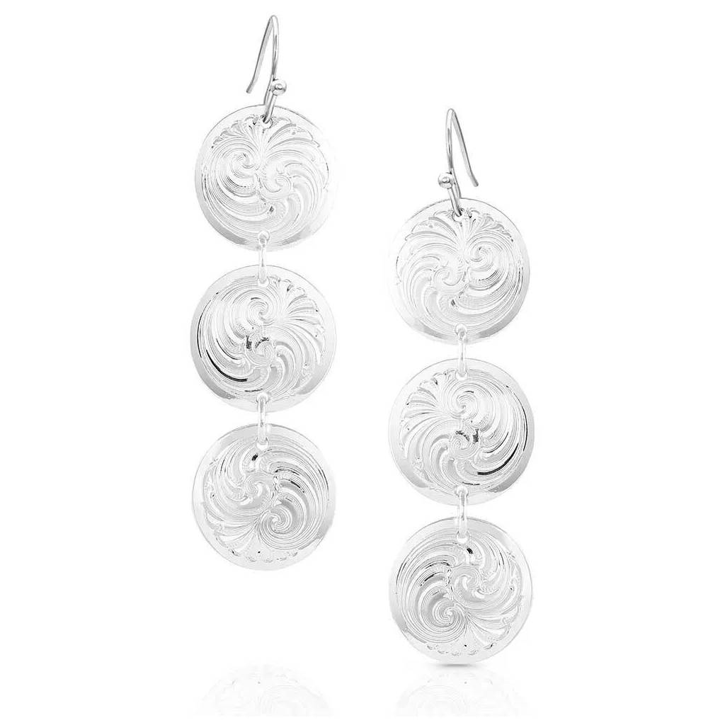 Montana Silversmiths Haileys Conchos Earrings