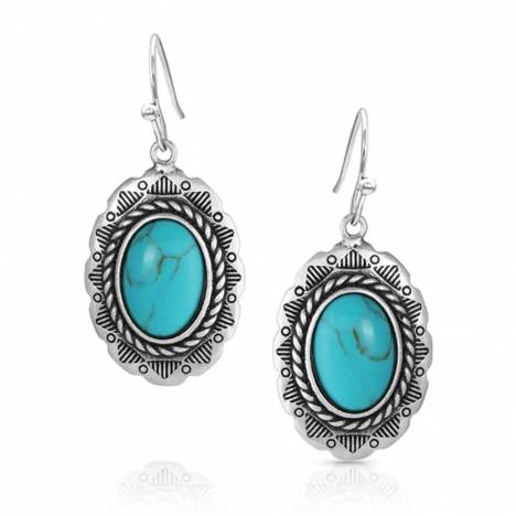 Montana Silversmiths Into the Blue Turquoise Earrings